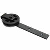 Image of 2M Antique Classic Style Single Sliding Barn Door Hardware Track Roller Kit