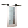 Image of 3.66M Antique Classic Style Single Sliding Barn Door Hardware Track Roller Kit