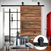 Image of 2.44M Antique Classic Style Single Sliding Barn Door Hardware Track Roller Kit