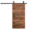 Image of 3.66M Antique Classic Style Single Sliding Barn Door Hardware Track Roller Kit