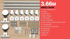 Image of 3.66M Antique Classic Style Single Sliding Barn Door Hardware Track Roller Kit