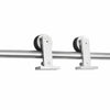 Image of 3.66M Antique Classic Style Single Sliding Barn Door Hardware Track Roller Kit