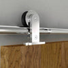 Image of 3.66M Antique Classic Style Single Sliding Barn Door Hardware Track Roller Kit