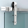 Image of 3M Antique Classic Style Double Sliding Barn Door Hardware Track Roller Kit