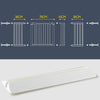Image of Adjustable Baby Kids Pet Safety Security Gate Stair Barrier Support Ramp White