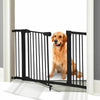 Image of Adjustable Baby Kids Pet Safety Security Gate Stair Barrier Support Ramp White