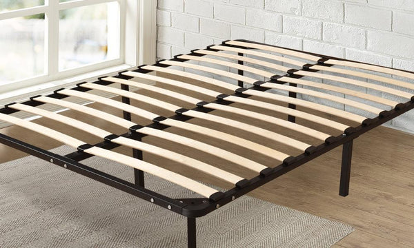Levede Metal Bed Frame Mattress Base with Timber Slats Air BnB Queen Size