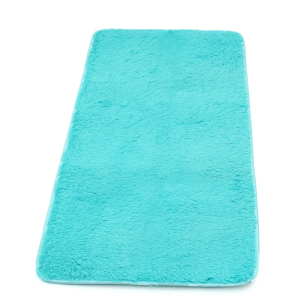 60 x 120cm Anti Skid Shaggy Fluffy Area Rug Bedroom Carpet Floor Mat Parlor Decor