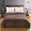 Image of DreamZ 320GSM 220x240cm Ultra Soft Mink Blanket Warm Throw in Black Colour