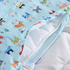 Image of Blue Kids Weighted Printed Blanket