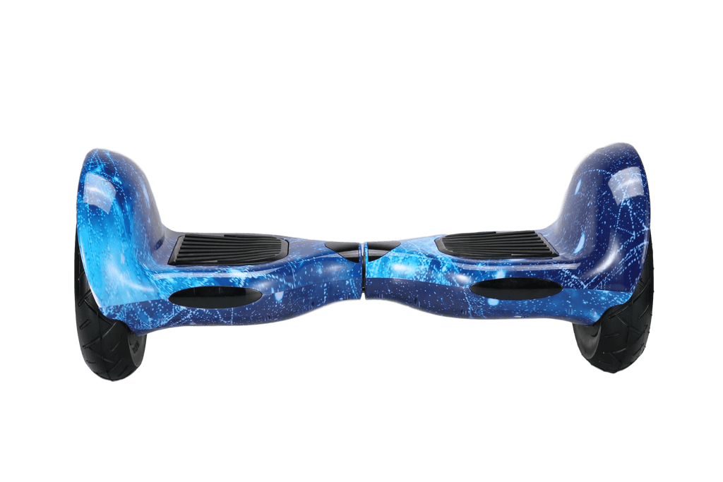 Electric Hoverboard – 10 inch – Blue Galaxy Style + LED lights [Free Carry Bag & Bluetooth]