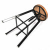 Image of 4x Levede Industrial Bar Stools Kitchen Stool Wooden Barstools Swivel Vintage