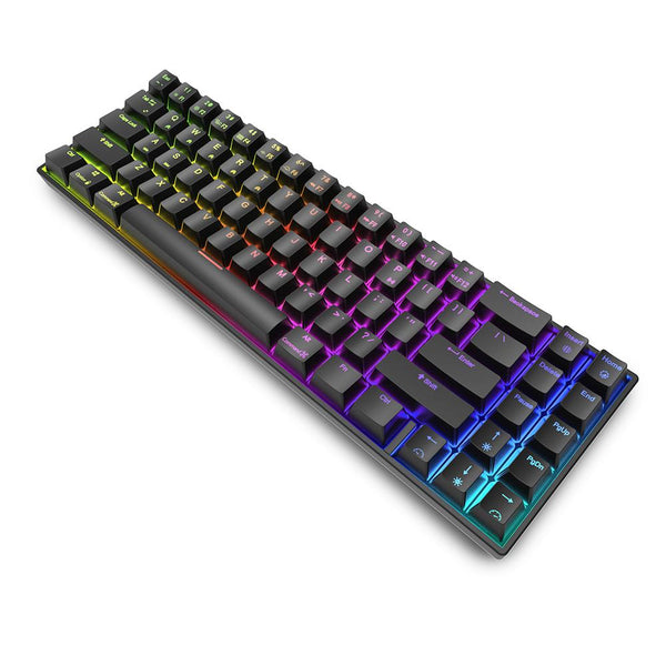 Royal Kludge RK71 71 Keys Mechanical Gaming Keyboard Dual Mode bluetooth 3.0 + USB Wired RGB Backlit Mechanical Keyboard