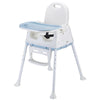 Image of Portable Folding Children Kids Highchair Adjustable Bady Toddler Chair Safe Eating Dining Feeding Seat With Wheel Cushion