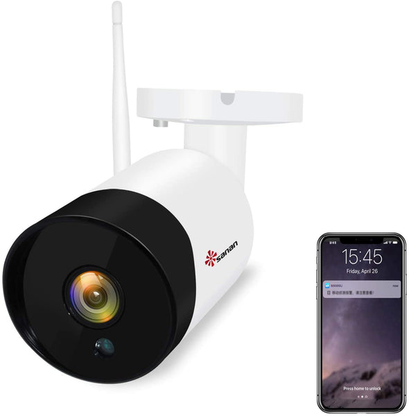 4G LTE Security Camera 1080P Cellular Wireless Camera