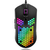 Image of Free-wolf M5 Wired Game Mouse Breathing RGB Colorful Hollow Honeycomb Shape 12000DPI Gaming Mouse USB Wired Gamer Mice for Desktop Computer Laptop PC