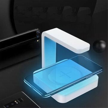 Portable UV Light Smart Phone Sanitizer With Wireless Charger Aromatherapy Function Disinfector Phone Sterilizer Box
