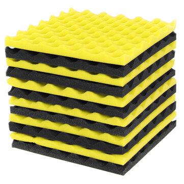 12Pcs Sound-Proof Foam Tile Acoustic Studio Board Set to Cover The Sound