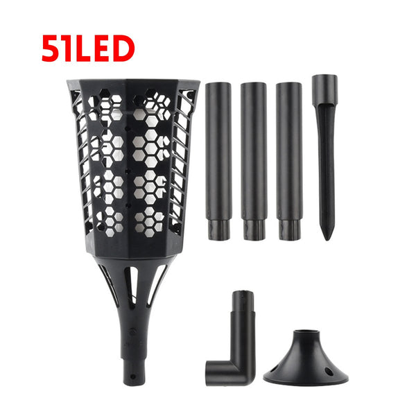 33/51/96 LED Solar Garden Flame Light Waterproof Flickering LED Torch Landscape Decor Lamp