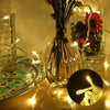 Image of 800 LED Curtain Fairy String Lights Wedding Outdoor Xmas Party Lights Warm White