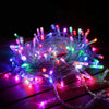 Image of 800 LED Curtain Fairy String Lights Wedding Outdoor Xmas Party Lights Multicolor