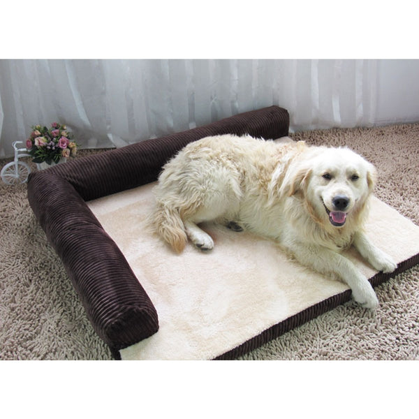 Pet Mat Soft Warm Orthopedic Pet Dog Memory Foam Bed Mat With Removable Cover S/M/L/XL