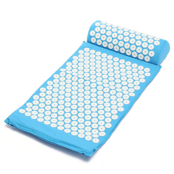 Acupressure Massager Cushion Mat And Pillow Relief Pain Stress Tension Yoga