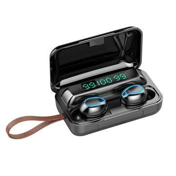 Bakeey F9-5 TWS bluetooth Earphone Wireless Magnetic Headphones 9D HiFi Noise Cancelling Waterproof Headsets With Lanyard Microphone Charging Box