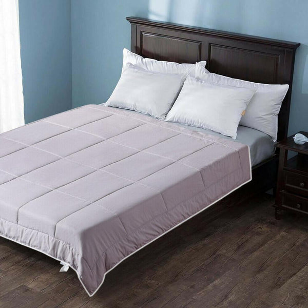 DreamZ Microfibre All Season Bamboo Lightweight Quilt Duvet King Size Purple