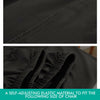 Image of 1x Stretch Elastic Chair Covers Dining Room Wedding Banquet Washable Black