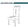 Image of 1x Stretch Elastic Chair Covers Dining Room Wedding Banquet Washable Black