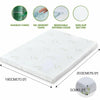 Image of DreamZ 5cm Thickness Cool Gel Memory Foam Mattress Topper Bamboo Fabric King