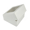 Image of 5 Pcs 4 Holes Cupcake Boxes Cupe Cake Box Window Face Cover and Inserts