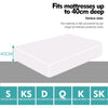Image of DreamZ Fitted Waterproof Mattress Protector with Bamboo Fibre Cover Double Size