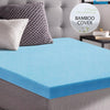 Image of DreamZ 8cm Thickness Cool Gel Memory Foam Mattress Topper Bamboo Fabric Queen