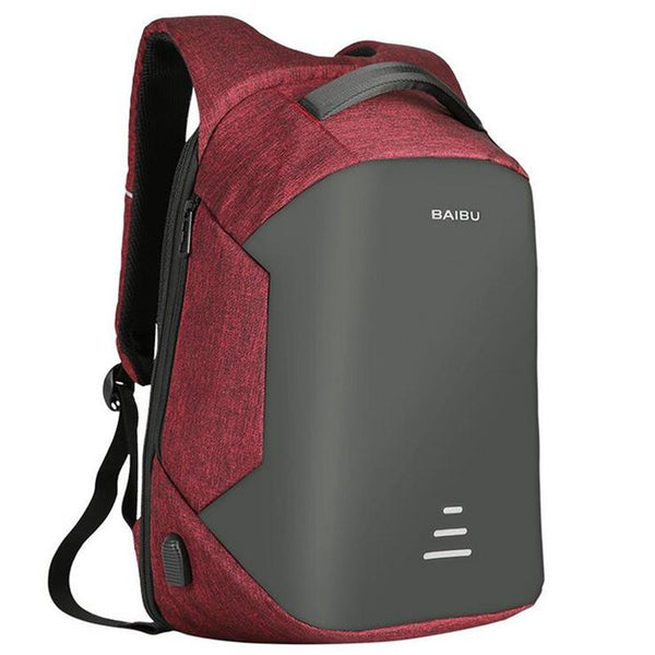 16 Inch Anti Theft Laptop Notebook Backpack Bag Travel Bag With USB Charging Port