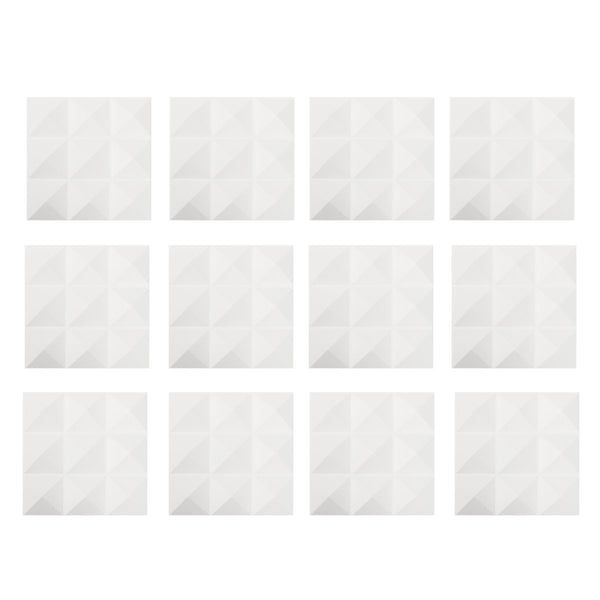 12pcs Set 3D Wall Panel EcoFriendly Paintable Covering Home Room Background Decals 32sqft
