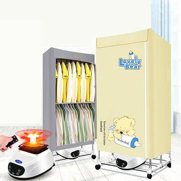 1300W 220V Ourtdoor Foldable Electric Clothing Dryer Outdoor Travel Touch Screen Clothes Dryer Kit Energy-saving Air Clothes Dryer