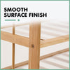 Image of Levede Bamboo Shoe Rack Storage Wooden Organizer Shelf Stand 5 Tiers Layers 90cm