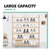 Image of Levede Bamboo Shoe Rack Storage Wooden Organizer Shelf Stand 6 Tiers Layers 90cm