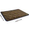 Image of Self Heating Pet Bed Warm Soft Fleece Cushion Heated Pad