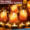 Image of 4x New Himalayan Salt Tealight Candle Holder Decor Natural Crystal Ionizer Home