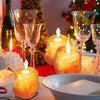 Image of 4x New Himalayan Salt Tealight Candle Holder Decor Natural Crystal Ionizer Home