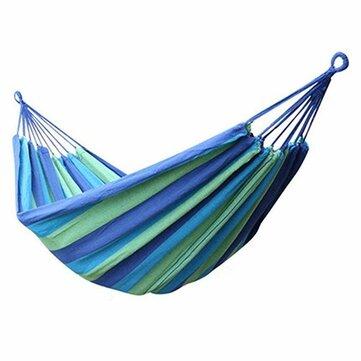 1-2 Person Hanging Double Hammock Chair Swing Bed Garden Outdoor Camping