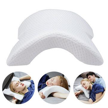 6 In 1 Slow Rebound Pressure Pillow Memory Foam Ice Silk Hand & Neck Protection Pillow