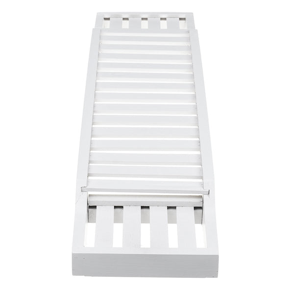 Bamboo Wood Bath Tub Rack Bathroom Shelf Tidy Tray Storage Caddy Organiser