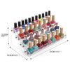 Image of Clear Acrylic Nail Polish Varnish Cosmetics Display Stand Rack Organiser