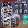 Image of 9 Drawer Clear Acrylic Cosmetic Makeup Organizer Jewellery Storage Box