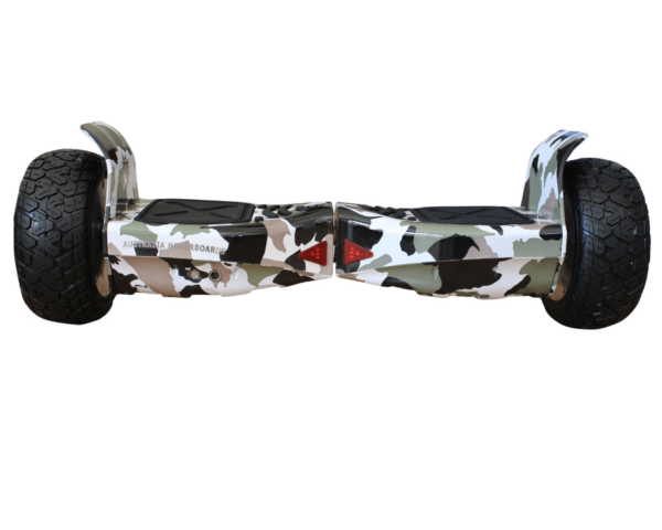 8.5″ Off Road Hoverboard NS8, Powerful Motor & monster Tyres – Grey Camouflage Style + LED lights [Free Carry Bag & Bluetooth]