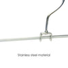 Image of 15x Metal Clip Hangers Trouser Skirt Coat Pants Bulk Clothes Clothing Coathanger